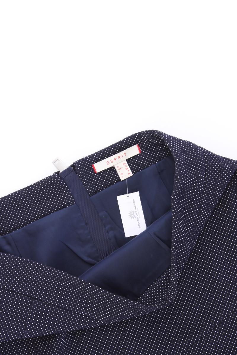 Esprit Rock Gr. 34 gepunktet blau aus Polyester
