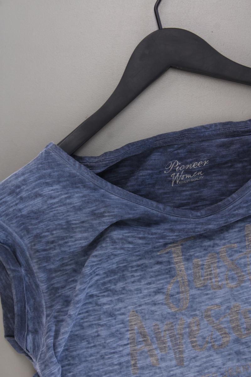 Pioneer T-Shirt Gr. S Kurzarm blau