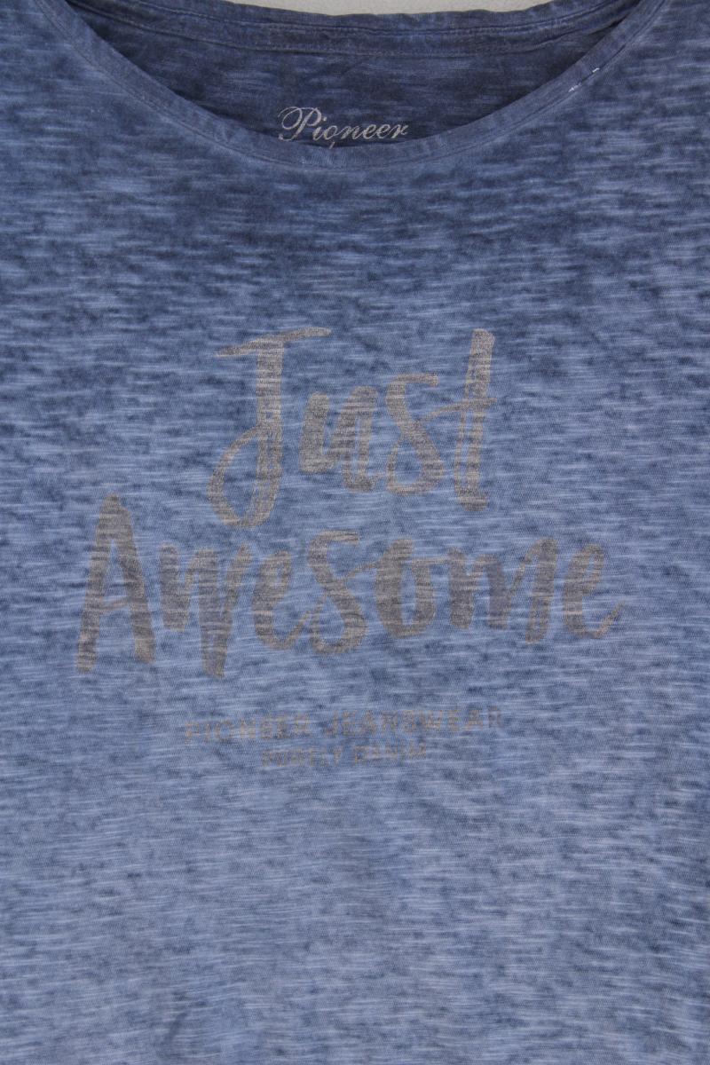 Pioneer T-Shirt Gr. S Kurzarm blau