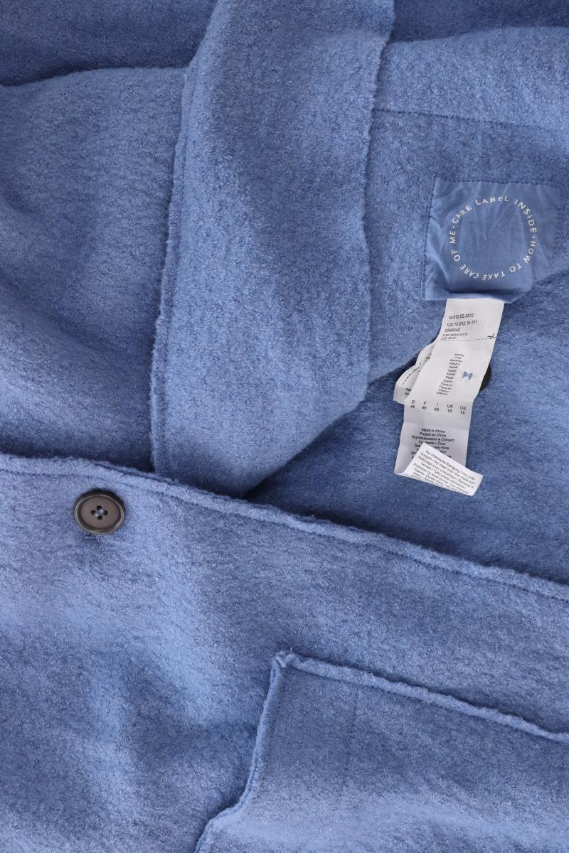 s.Oliver Regular Mantel Gr. 44 blau aus Viskose