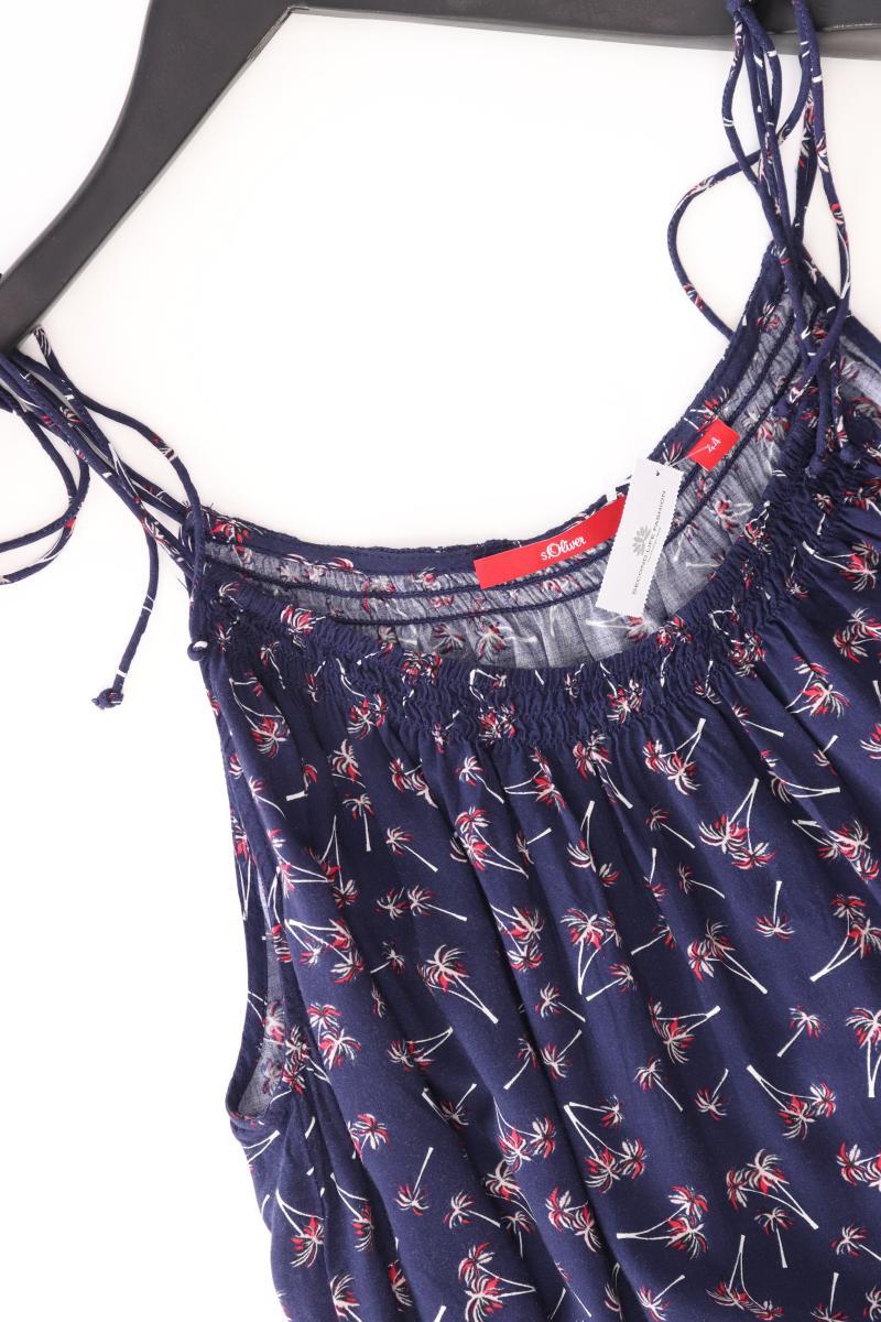 s.Oliver Spaghetti-Top Gr. 44 blau aus Viskose