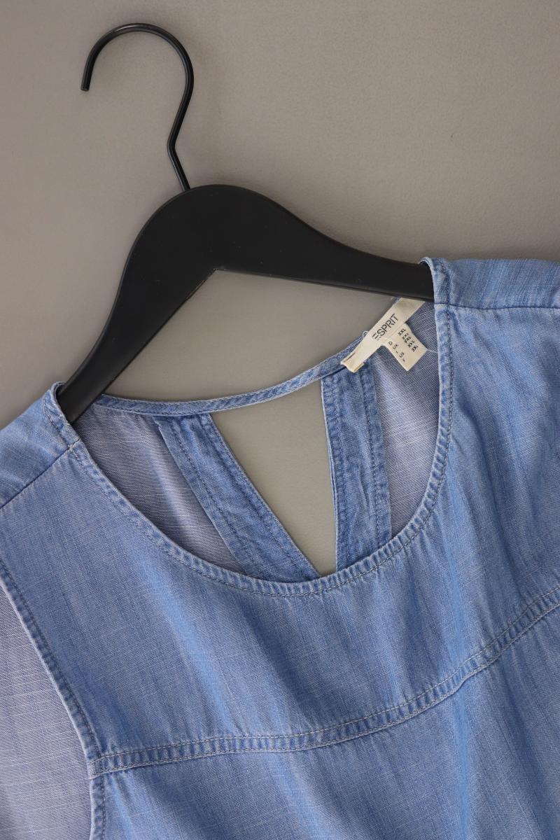 Esprit Ärmellose Bluse Gr. XXL blau aus Lyocell