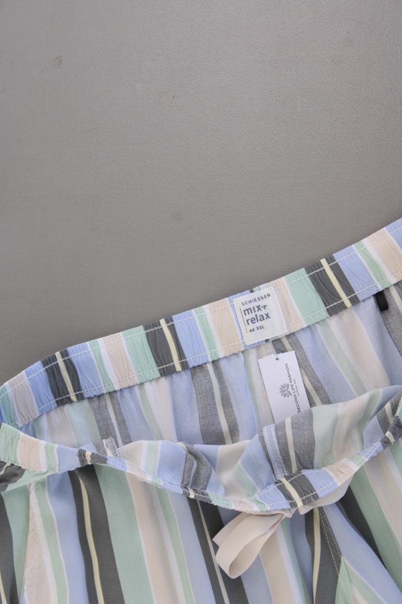 Schiesser Sweatshorts Gr. 44 gestreift mehrfarbig aus Viskose