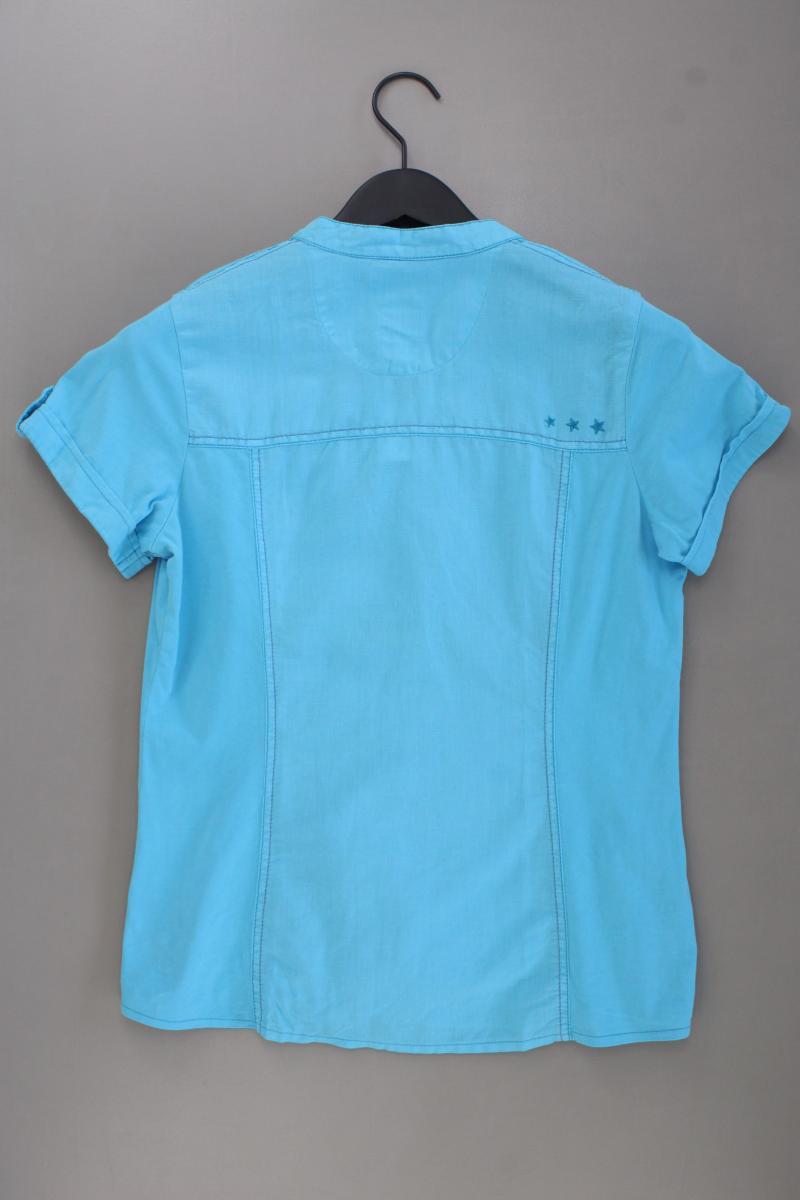 s'questo Leinenbluse Gr. 36 Kurzarm türkis