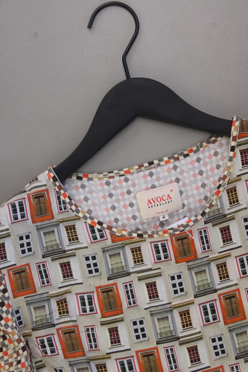 Avoca Kurzarmbluse Gr. UK 4 (XS) mehrfarbig aus Viskose