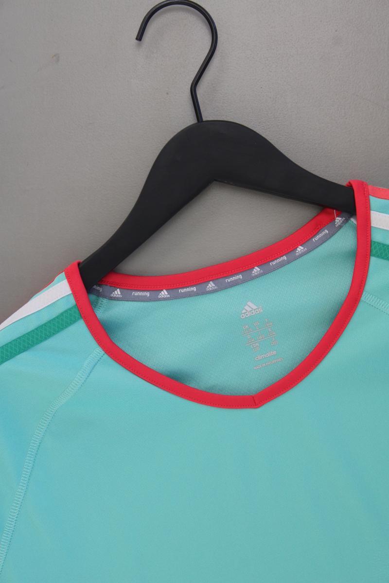 Adidas Sportshirt Gr. 42/44 neuwertig Kurzarm türkis aus Polyester