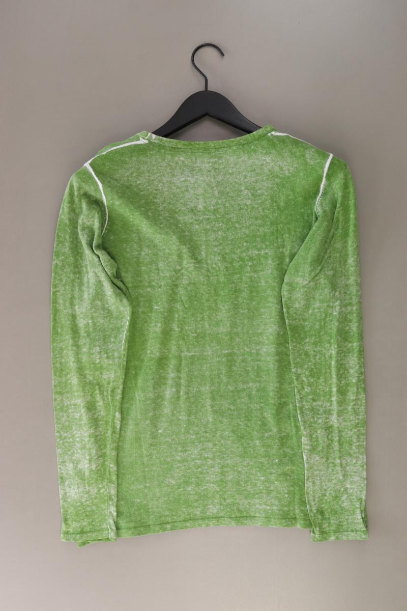 s'questo Longsleeve-Shirt Gr. 38 Langarm grün aus Baumwolle