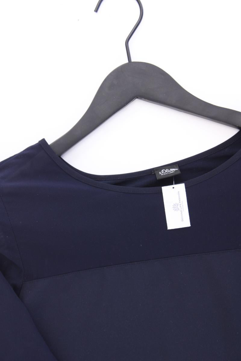 s.Oliver Black Label Classic Shirt Gr. 36 3/4 Ärmel blau aus Viskose