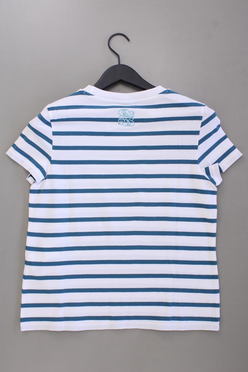s.Oliver Ringelshirt Gr. 38 gestreift Kurzarm blau aus Baumwolle
