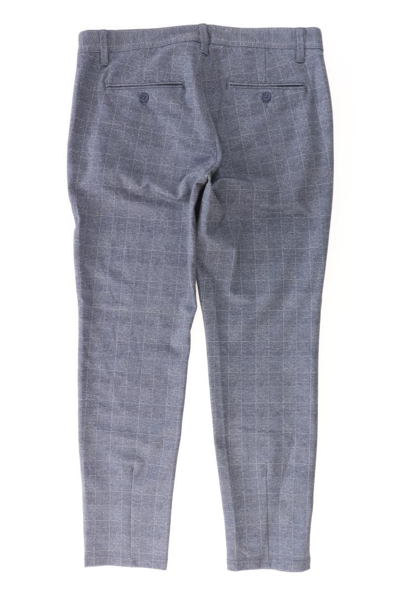 ONLY & SONS Stoffhose für Herren Gr. W33/L30 kariert blau aus Viskose