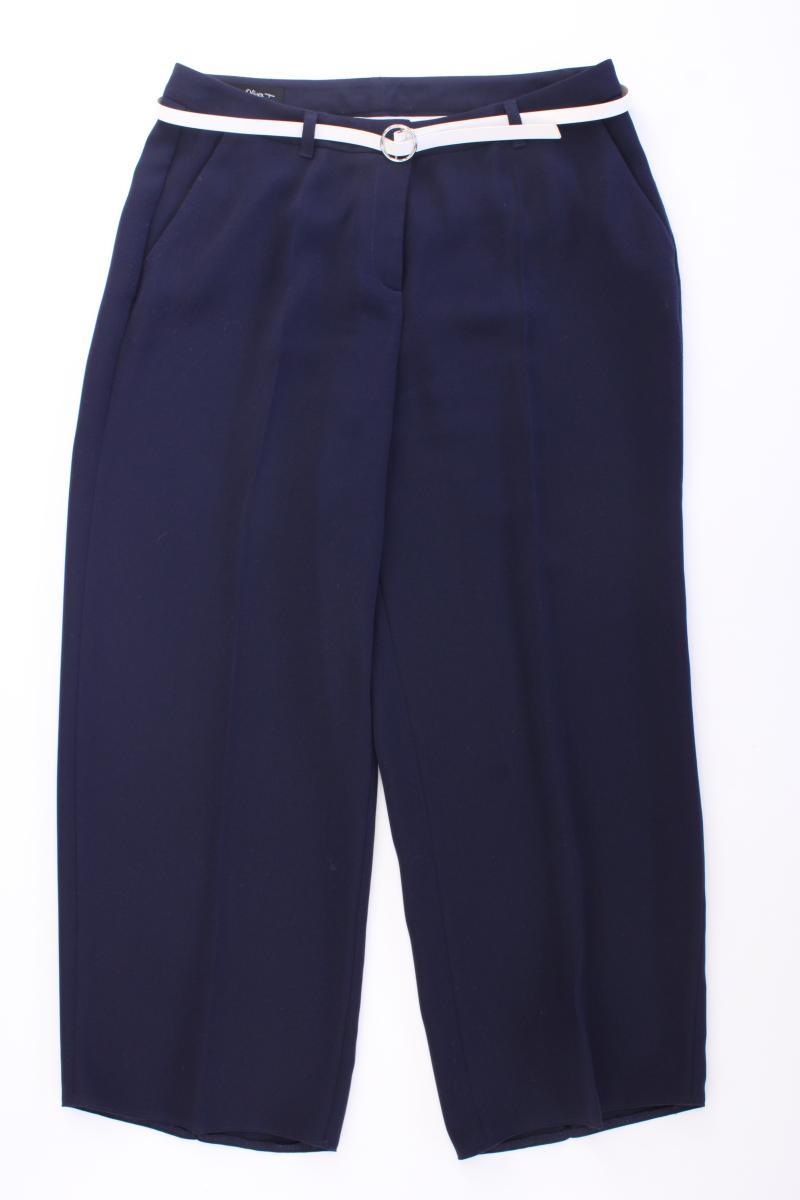 s.Oliver Black Label Anzughose Gr. 36 neuwertig mit Gürtel blau aus Polyester