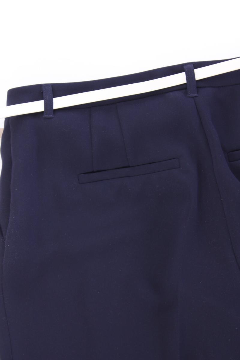 s.Oliver Black Label Anzughose Gr. 36 neuwertig mit Gürtel blau aus Polyester