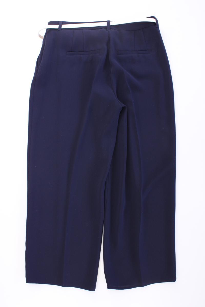 s.Oliver Black Label Anzughose Gr. 36 neuwertig mit Gürtel blau aus Polyester