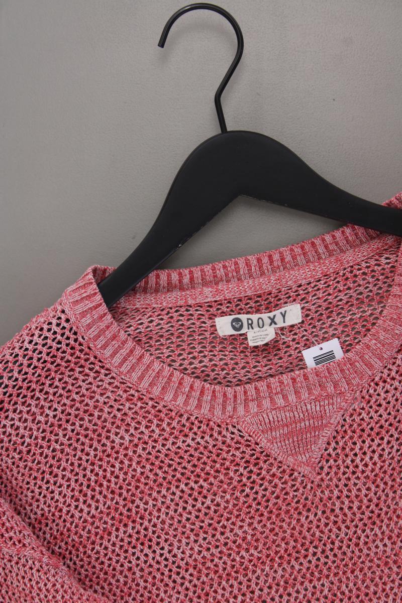 Roxy Langarmpullover Gr. S rot aus Baumwolle