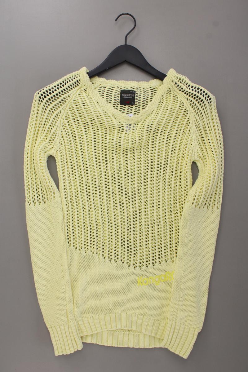 Kangaroos Langarmpullover Gr. 36/38 gelb aus Baumwolle