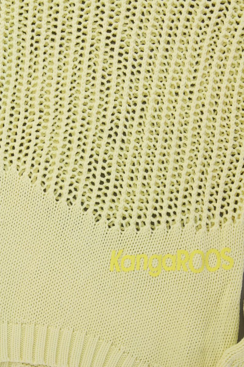 Kangaroos Langarmpullover Gr. 36/38 gelb aus Baumwolle