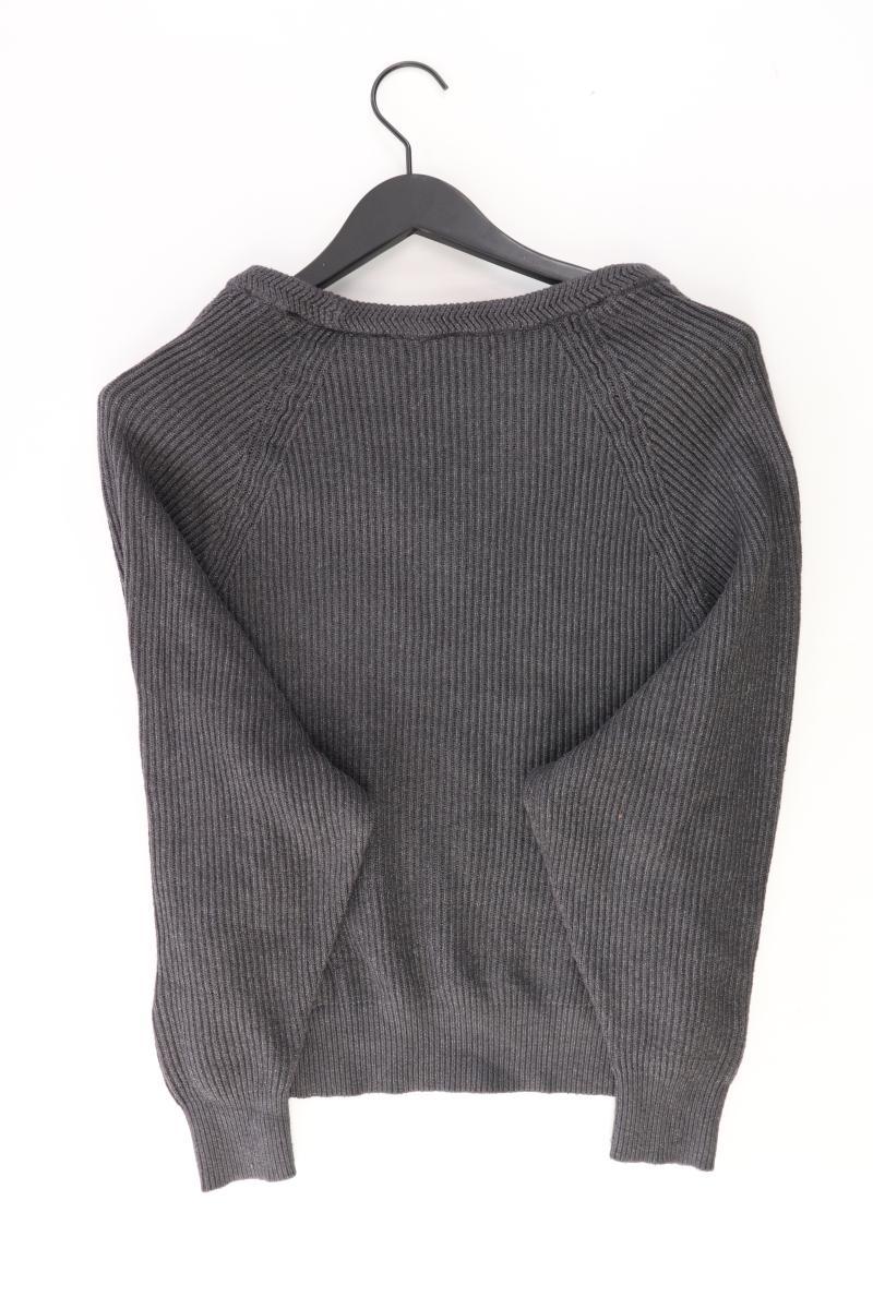 Pull&Bear Grobstrickpullover Gr. M grau aus Polyester
