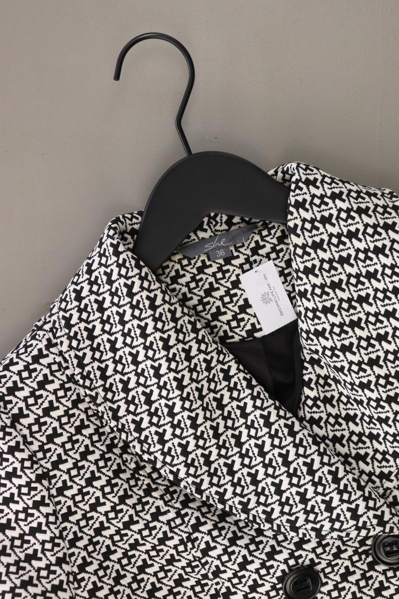 She Regular Mantel Gr. 36 grau aus Polyester