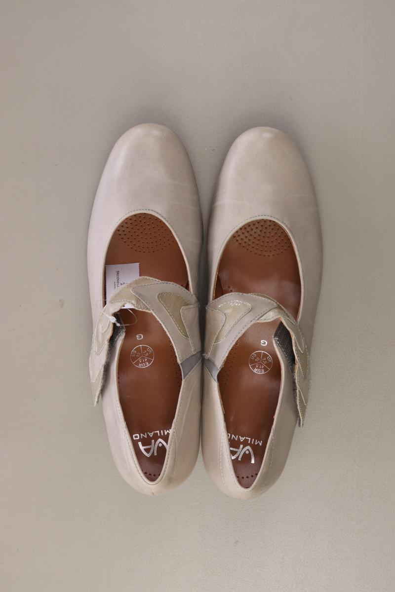 VA Milano Pumps Gr. 41,5 grau aus Leder