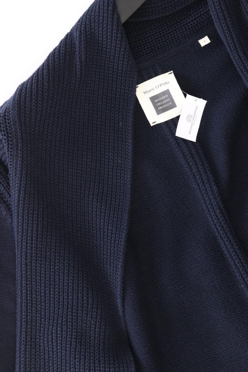 Marc O'Polo Strickjacke Gr. S Langarm blau aus Baumwolle