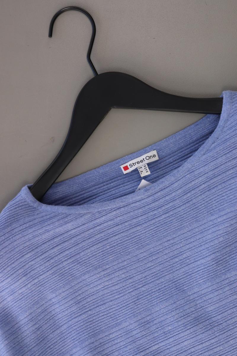 Street One Langarmpullover Gr. 40 blau aus Viskose