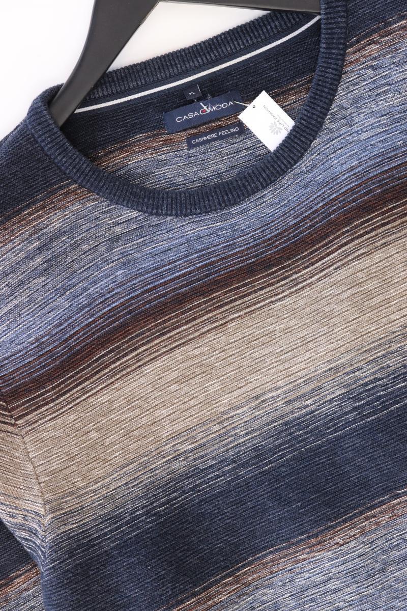 Casa Moda Feinstrickpullover für Herren Gr. XL blau