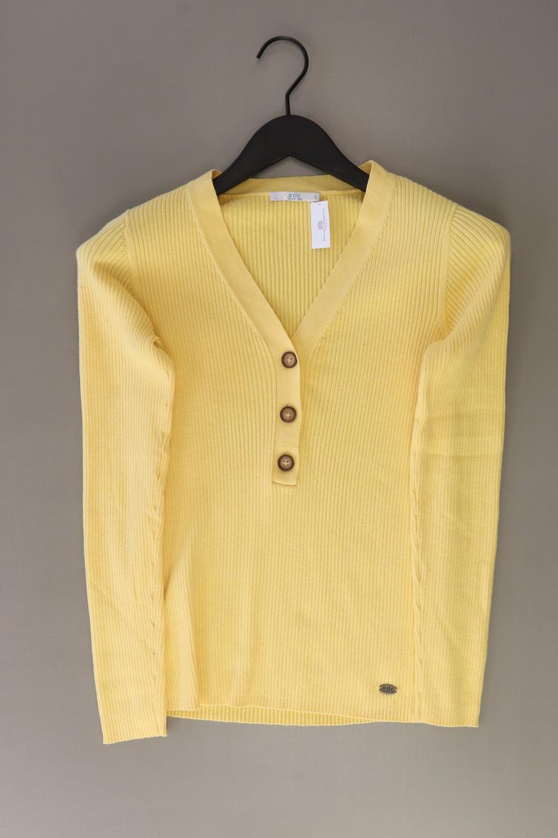 edc by Esprit Feinstrickpullover Gr. S gelb aus Baumwolle