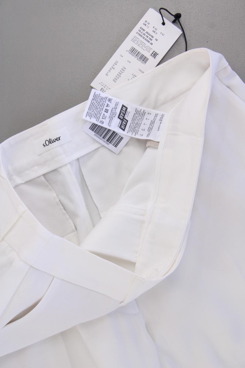 s.Oliver 7/8 Hose Gr. 38 neu mit Etikett Neupreis: 89,99€! weiß aus Lyocell