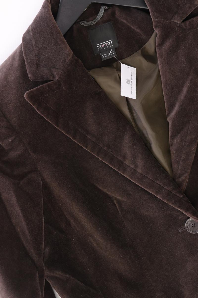 Esprit Collection Samtblazer Gr. 36 braun aus Baumwolle