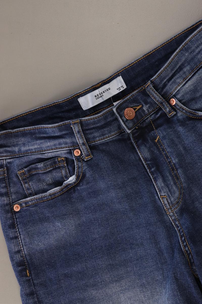 Reserved Jeansshorts Gr. 36 blau aus Baumwolle