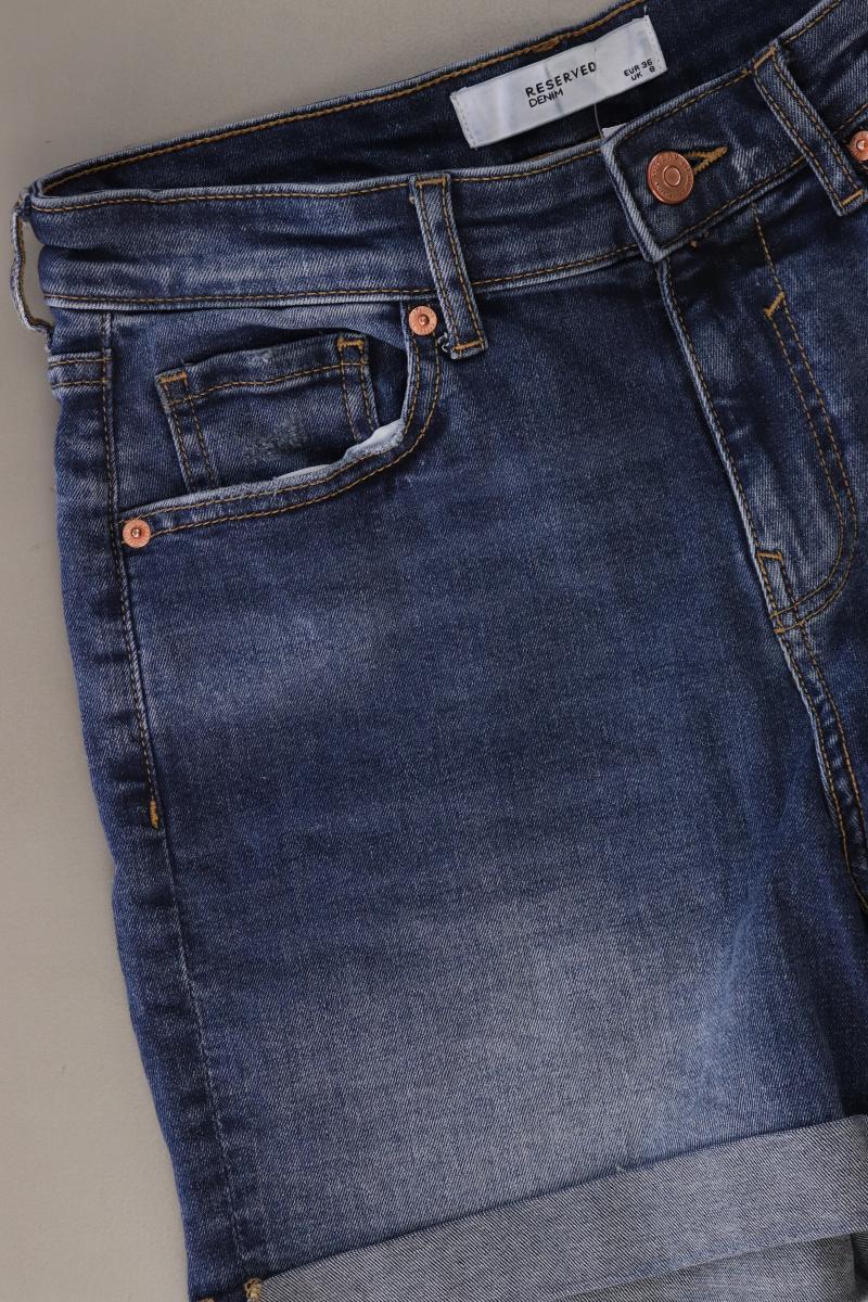 Reserved Jeansshorts Gr. 36 blau aus Baumwolle