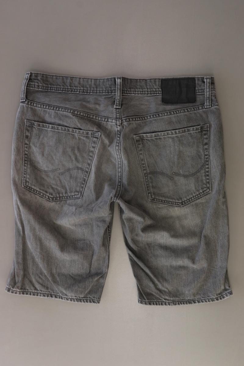 Jack & Jones Jeansshorts für Herren Gr. M grau aus Baumwolle