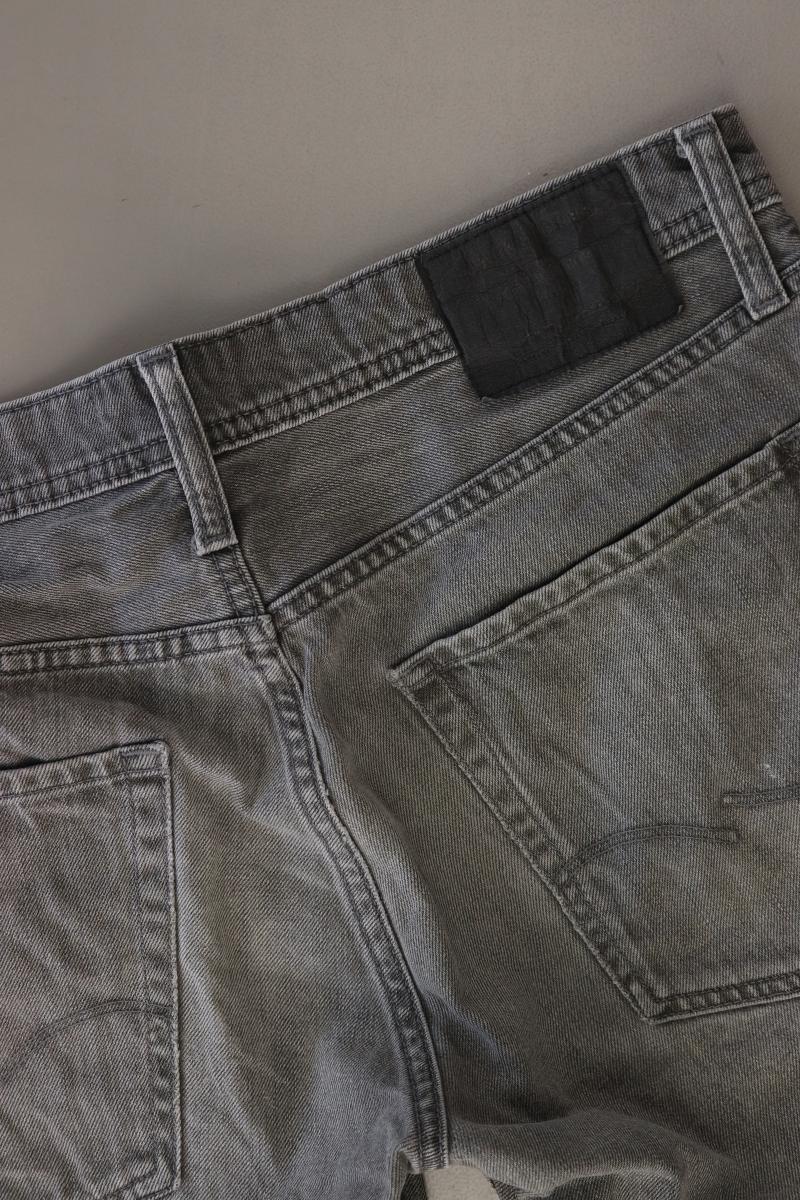 Jack & Jones Jeansshorts für Herren Gr. M grau aus Baumwolle