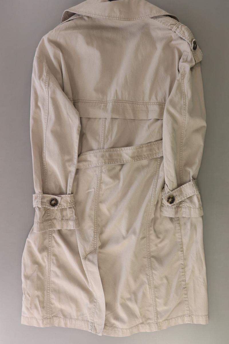 Esprit Trenchcoat Gr. L mit Gürtel creme aus Baumwolle