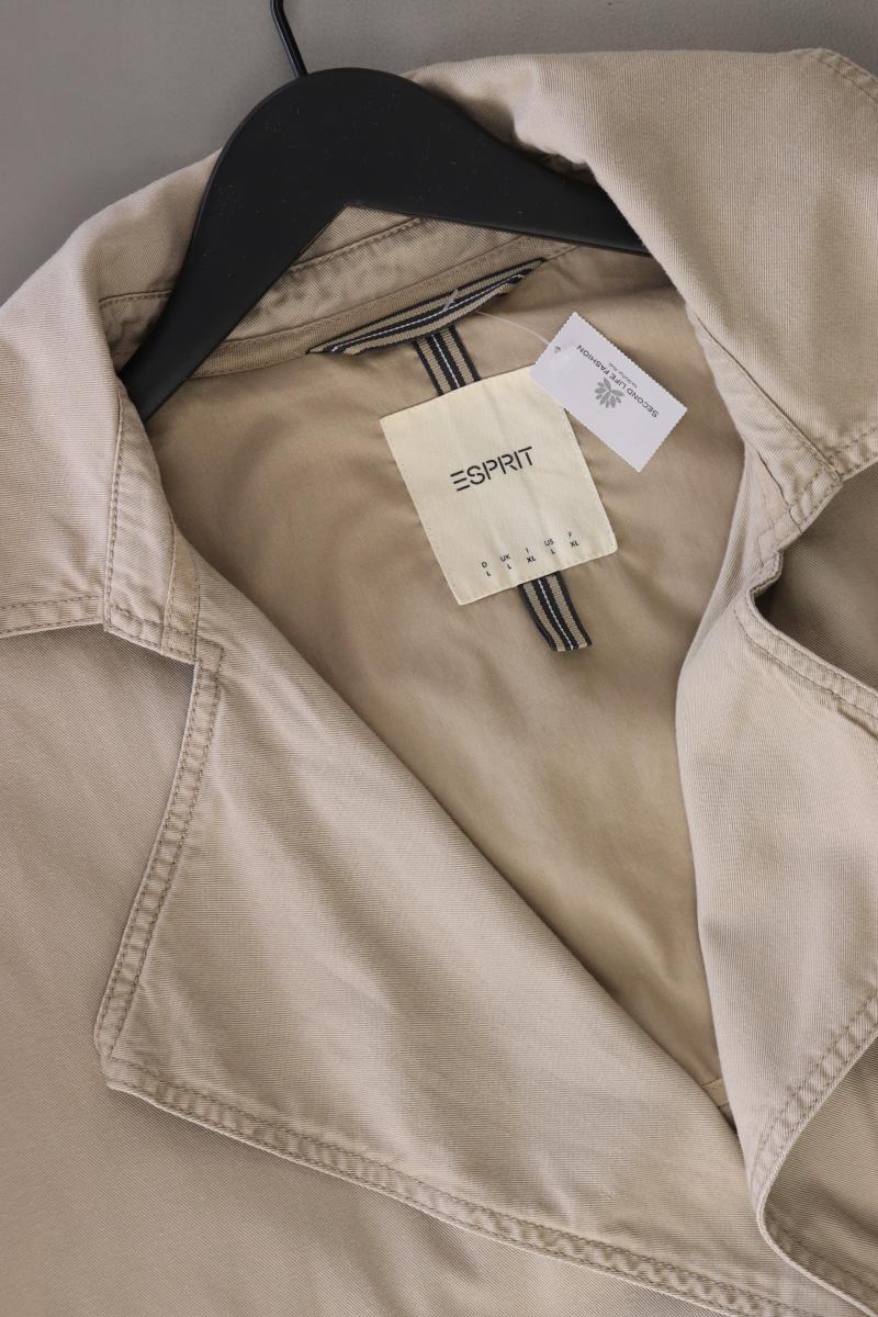 Esprit Trenchcoat Gr. L mit Gürtel creme aus Baumwolle
