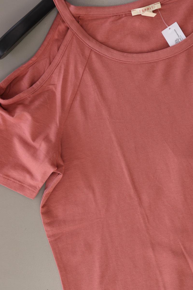 Esprit T-Shirt Gr. M Kurzarm rosa aus Baumwolle