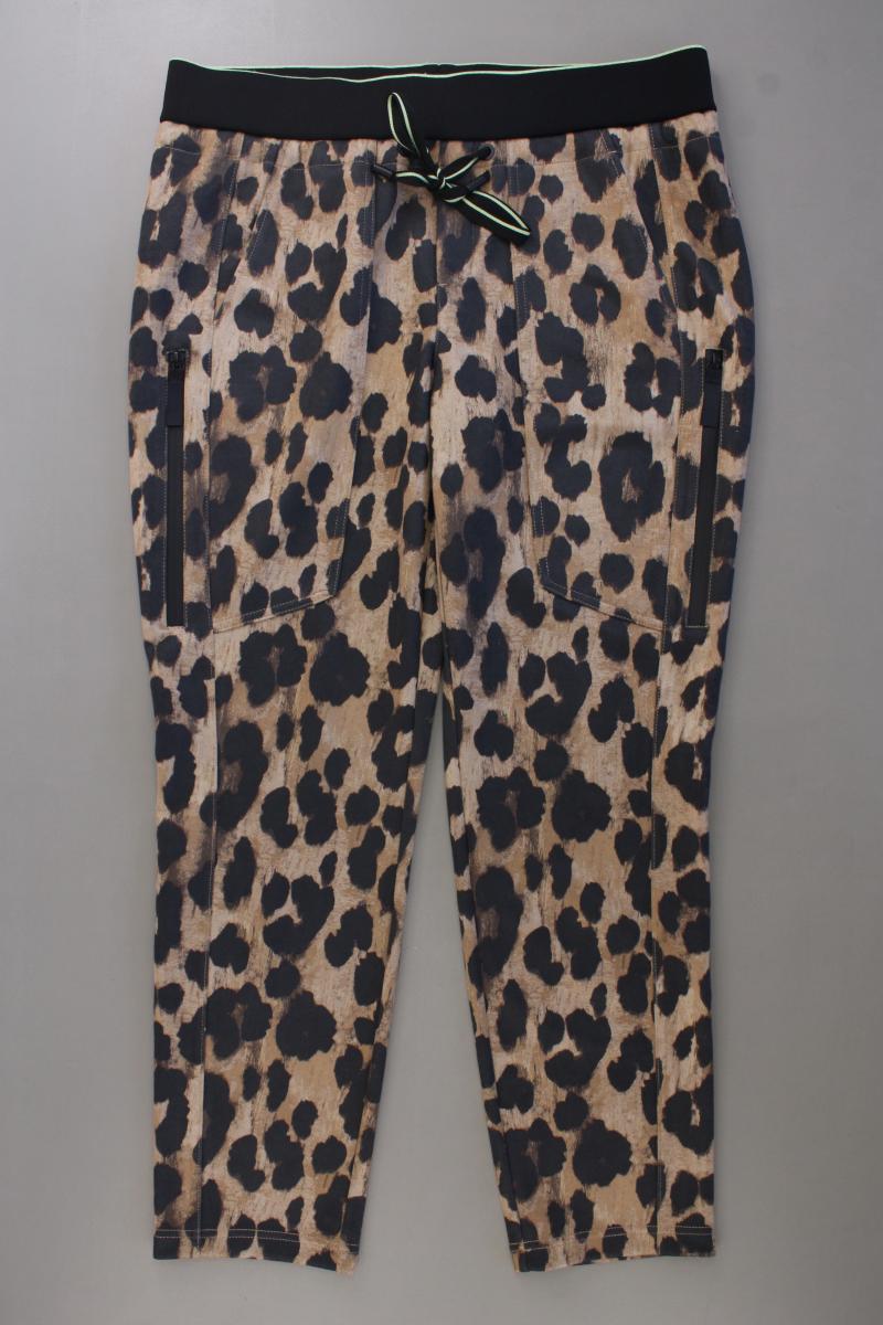 Street One Stoffhose Gr. 46 mit Tierdruck braun