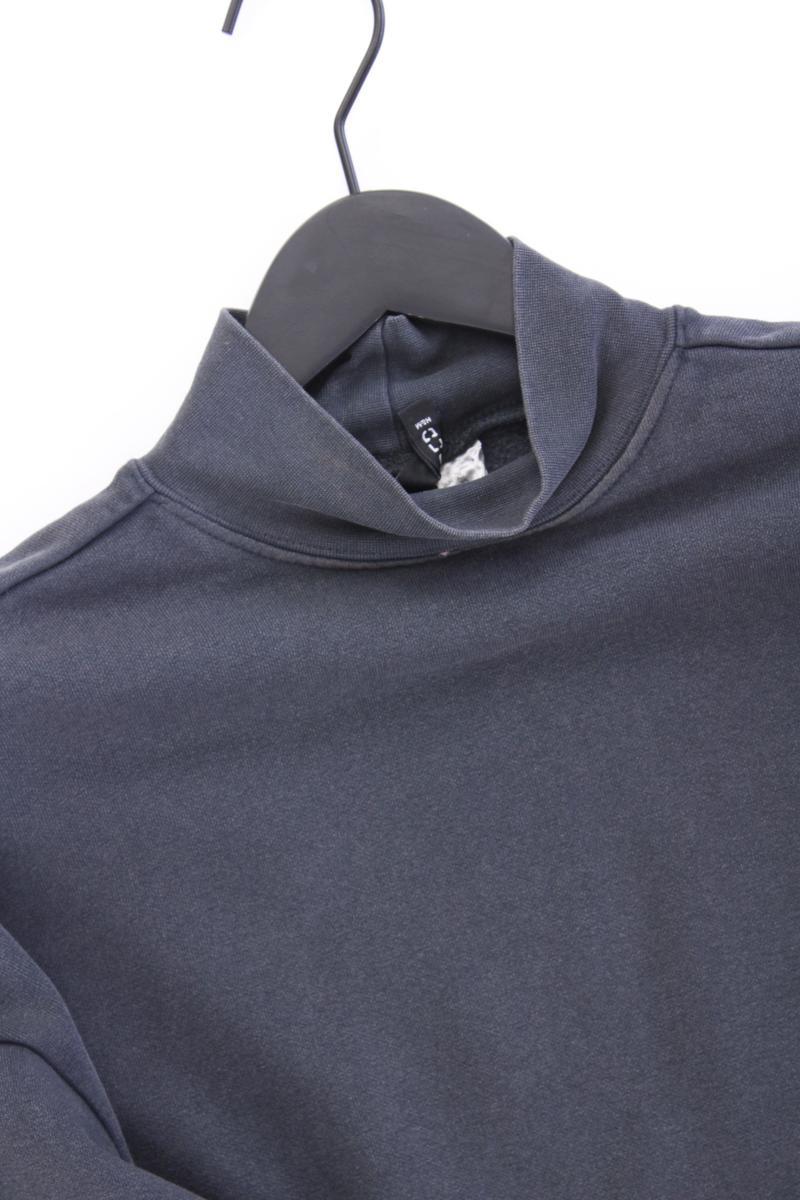 H&M Divided Cropped Pullover Gr. XS grau aus Baumwolle
