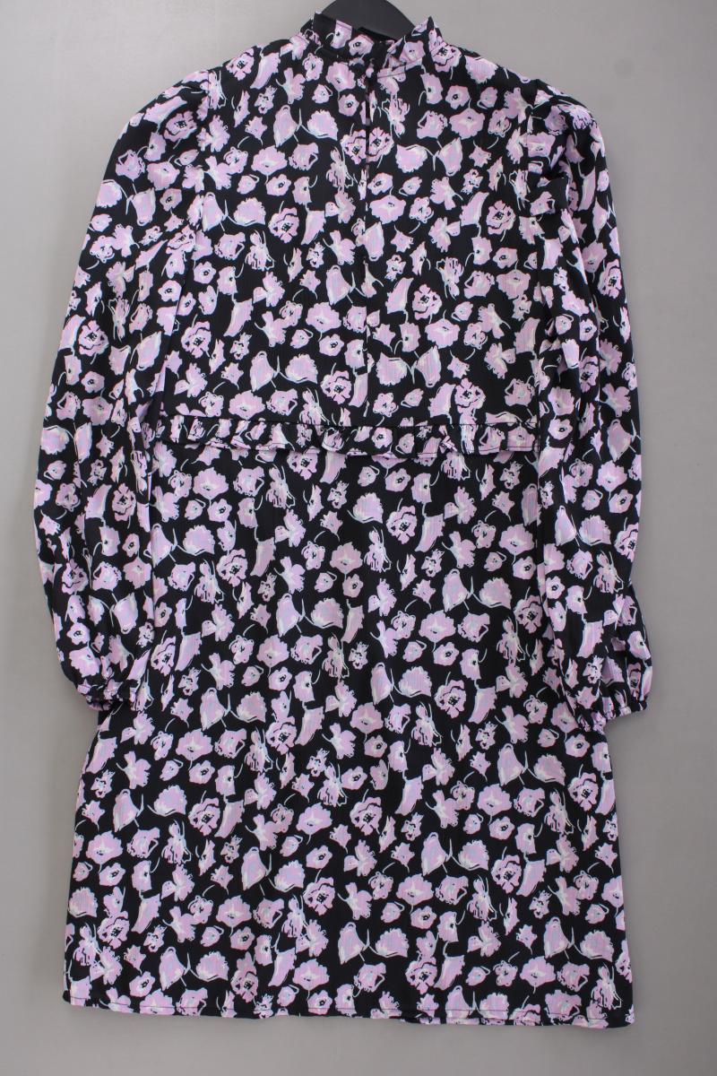 Vero Moda Langarmkleid Gr. S mit Blumenmuster lila aus Polyester