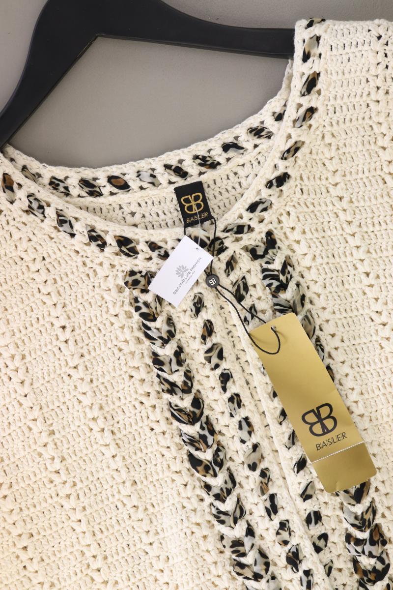 Basler Kurzarm Strickjäckchen Gr. 46 neu mit Etikett Neupreis: 249,0€! creme