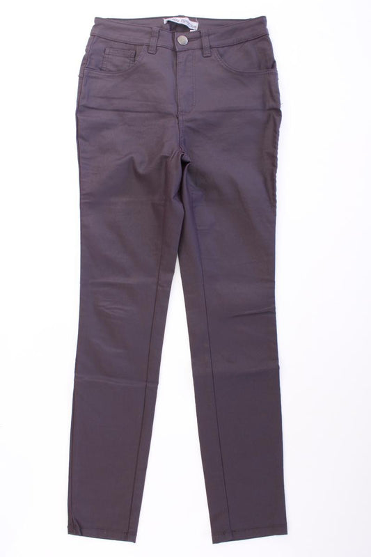 Ashley Brooke Kunstlederhose Gr. 38 lila aus Baumwolle