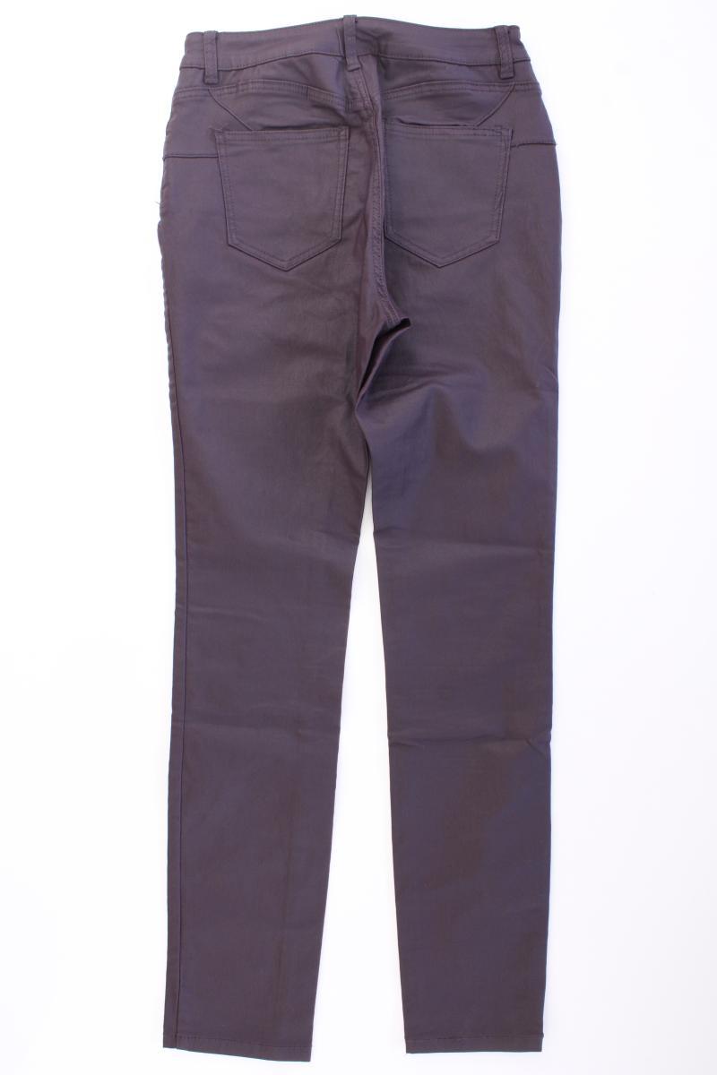Ashley Brooke Kunstlederhose Gr. 38 lila aus Baumwolle