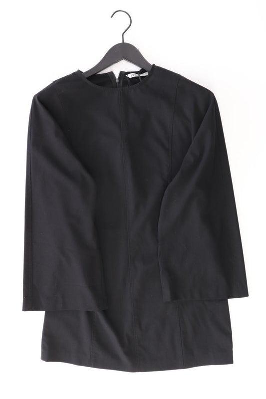 Zara Langarmkleid Gr. S schwarz aus Polyester