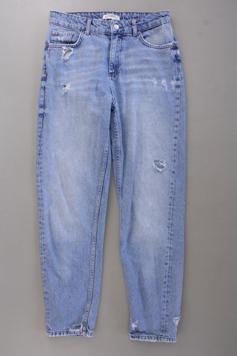 Zara Straight Jeans Gr. 38 blau