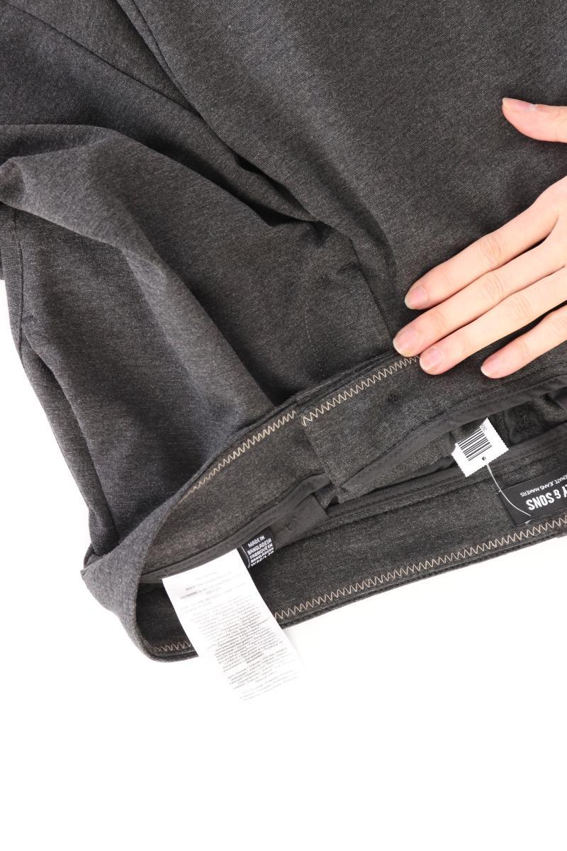 ONLY & SONS Stoffhose für Herren Gr. W32/L30 grau aus Polyester