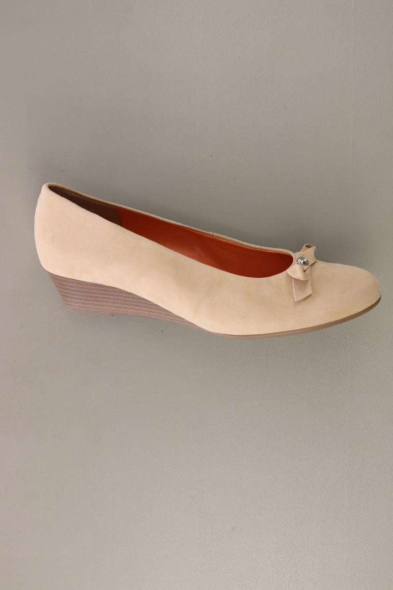 VA Milano Pumps Gr. 41 creme aus Leder