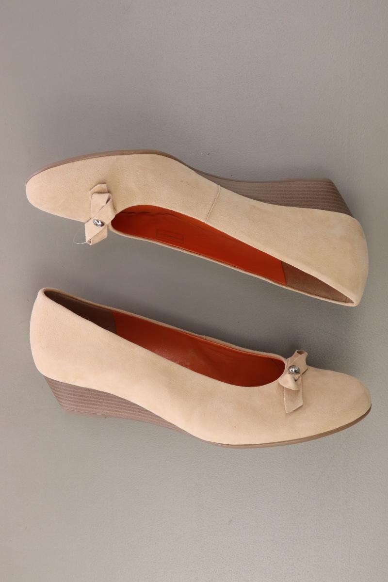 VA Milano Pumps Gr. 41 creme aus Leder