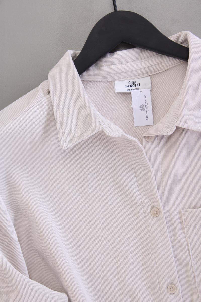 Gina Benotti Cordkleid Gr. 48/50 neuwertig Langarm creme aus Polyester