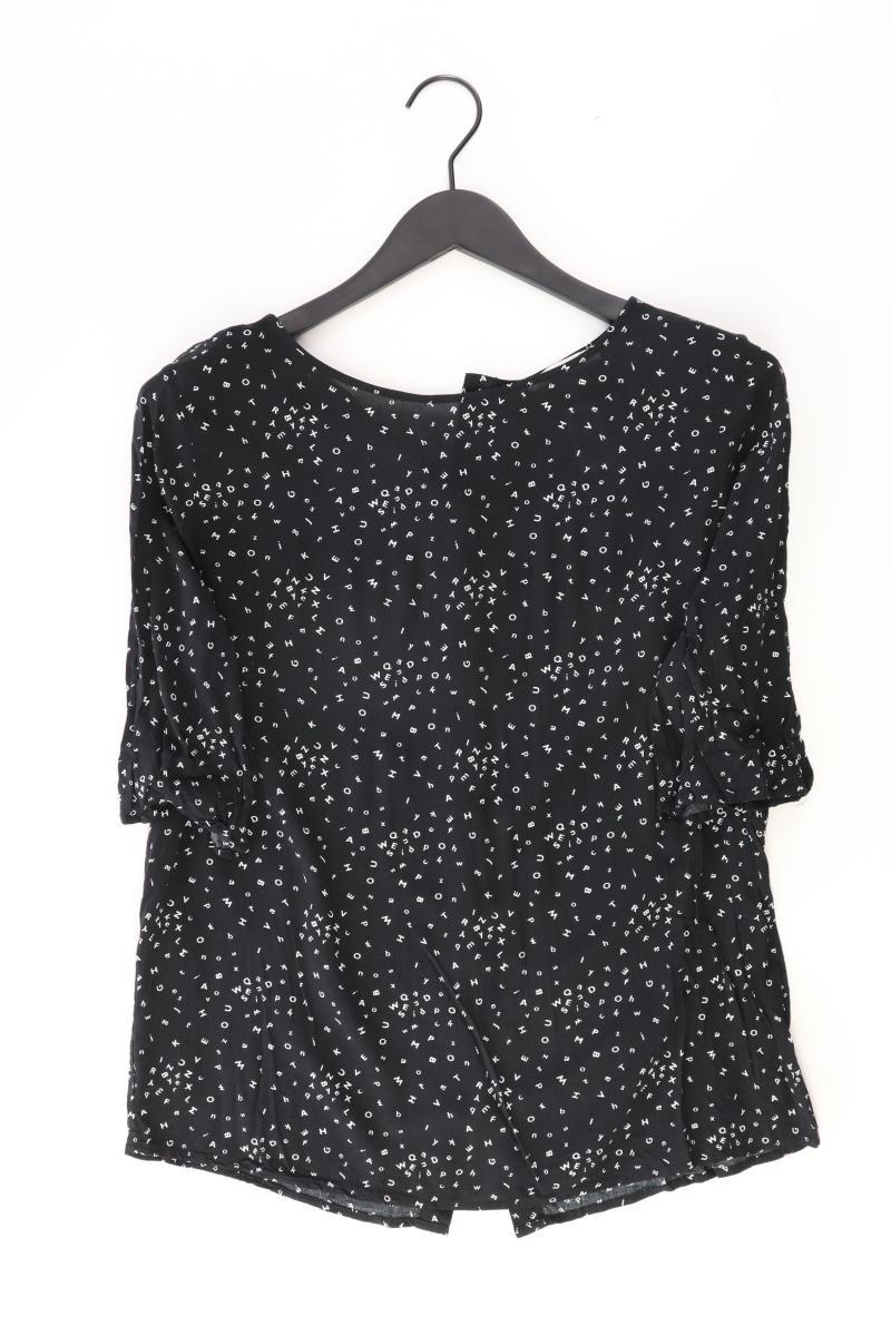 Esprit Regular Bluse Gr. 40 3/4 Ärmel schwarz aus Viskose