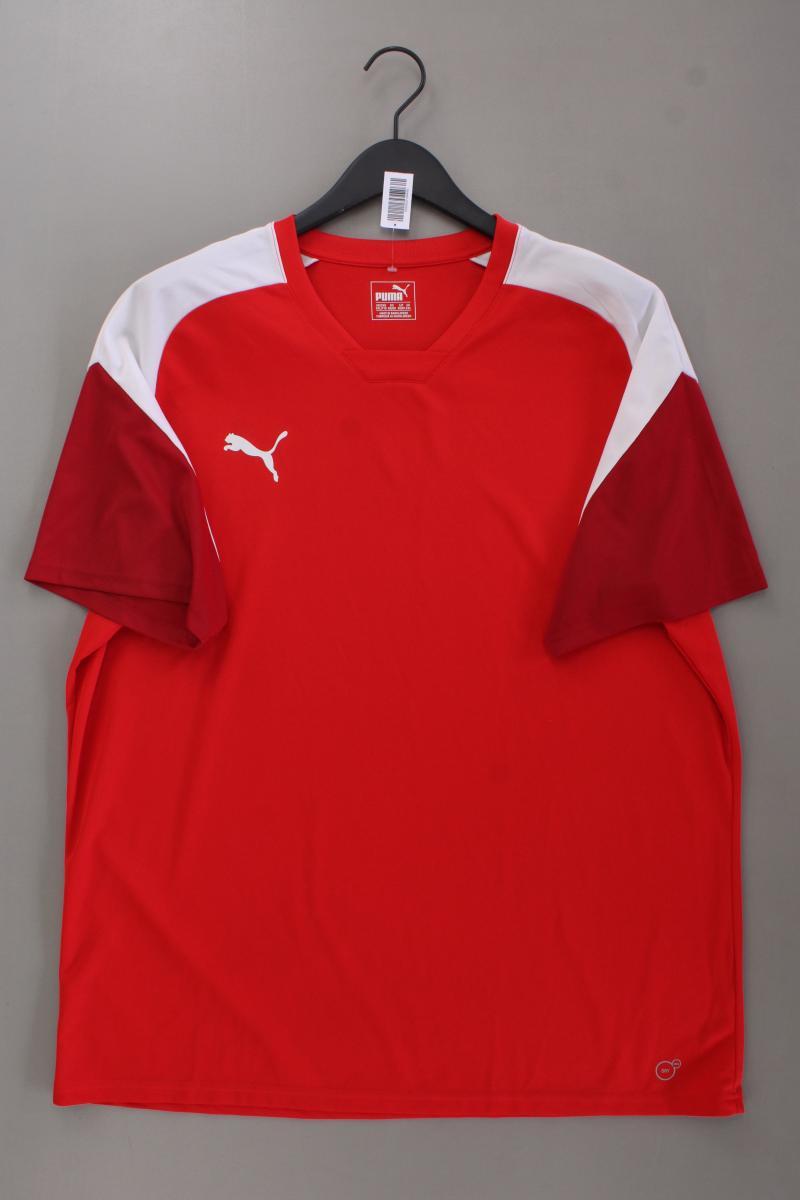 Puma Sportshirt für Herren Gr. XXL neuwertig Kurzarm rot